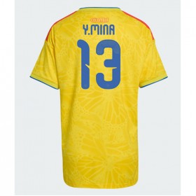 Colombia Yerry Mina #13 Hemmakläder Dam VM 2026 Kortärmad